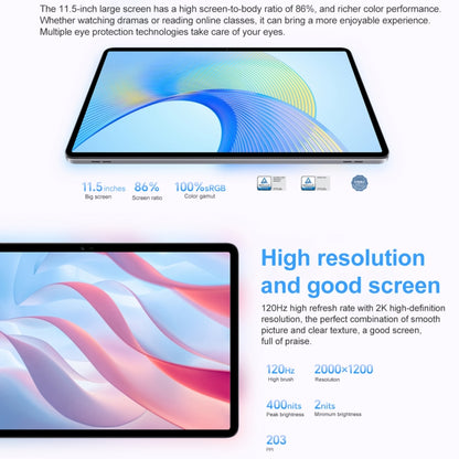 Honor Pad X8 Pro ELN-W09 WiFi, 11.5 inch, 4GB+128GB, MagicOS 7.1 Qualcomm Snapdragon 685 Octa Core, 6 Speakers, Not Support Google (Grey) - Huawei by Huawei | Online Shopping UK | buy2fix