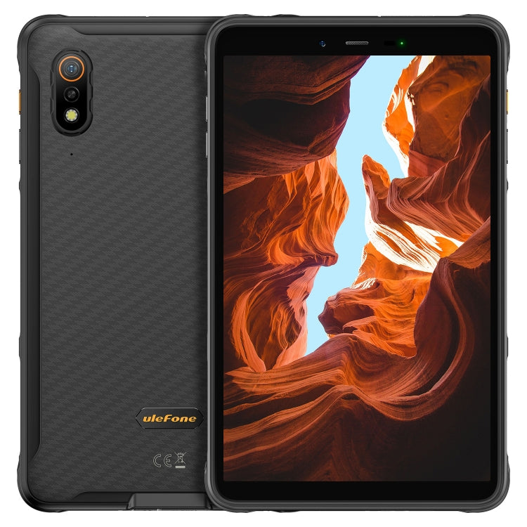 [HK Warehouse] Ulefone Armor Pad Rugged Tablet PC, 8.0 inch, 4GB+64GB, IP68 Waterproof Shockproof Dustproof, Android 12 MediaTek Helio G25 Octa Core, Support uSmart Expansion, Network: 4G, EU Plug (Black) - Other by Ulefone | Online Shopping UK | buy2fix