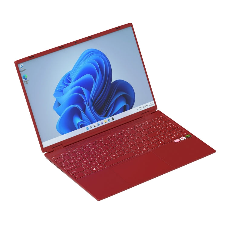 HONGSAMDE HL160G Notebook, 16 inch, 12GB+256GB, Windows 10 Intel Celeron N5095 Quad Core 2.0-2.9GHz, Support TF Card & WiFi & BT & HDMI (Red) - HONGSAMDE by Hongsamde | Online Shopping UK | buy2fix