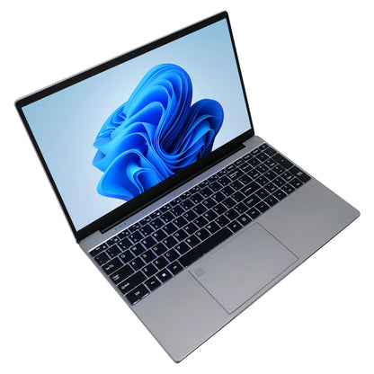 HONGSAMDE HSD1509 Notebook, 15.6 inch, 16GB+128GB, Windows 11 Intel Celeron N95 Quad Core, Support TF Card & WiFi & BT & HDMI, US Plug(Silver Grey) - HONGSAMDE by Hongsamde | Online Shopping UK | buy2fix