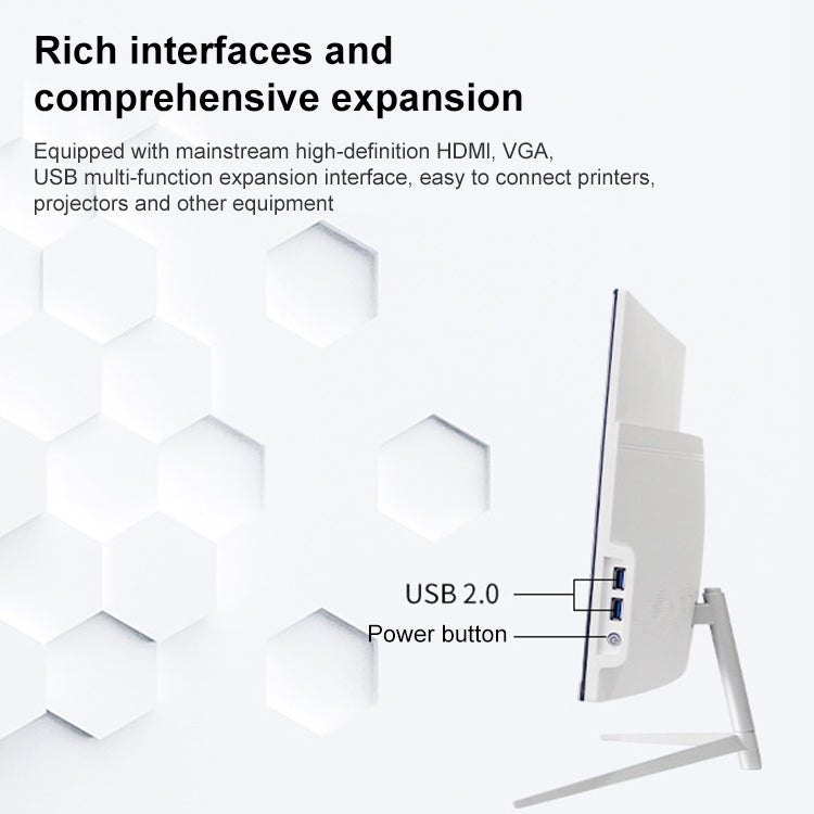 PC-K6 E16 23.8 inch Borderless Business All in One PC, 4GB+128GB Windows 7 Intel i3-370M Dual Core - All in One PC by buy2fix | Online Shopping UK | buy2fix