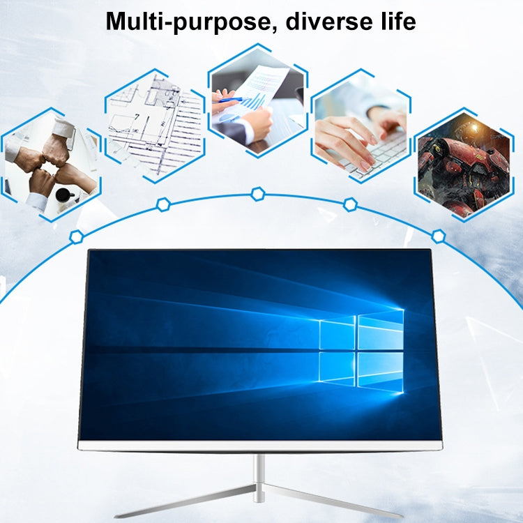 PC-K6 E20 23.8 inch Borderless Business All in One PC, 8GB+256GB Windows 7 Intel i5-3470 Quad Core by buy2fix