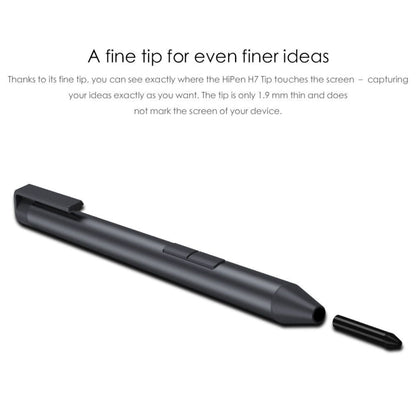 CHUWI HiPen H7 4096 Pressure Levels Sensitivity Metal Body Stylus Pen for Surpad / UBOOK X / Ubook Pro / New UBOOK / New Hi10 X / Hi10 XR / Hi10 Go (WMC0436, WMC0389, WMC0273, WMC0372, WMC0374, WMC7273, WMC0409, WMC1410)(Dark Gray) - Mobile Accessories by CHUWI | Online Shopping UK | buy2fix