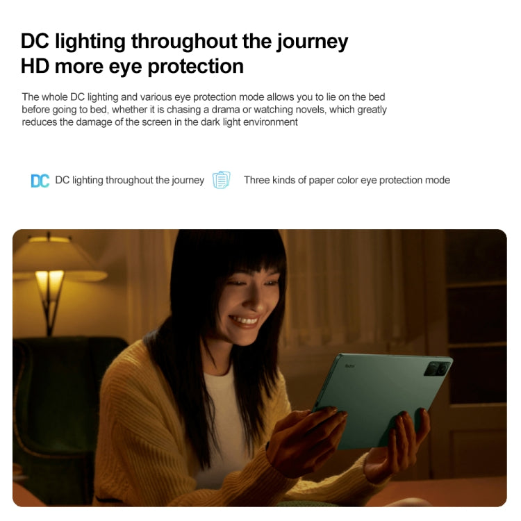 Xiaomi Redmi Pad, 10.6 inch, 4GB+128GB, MIUI Pad 13 OS MediaTek Helio G99 Octa Core up to 2.2GHz, 8000mAh Battery, Support BT WiFi, Not Support Google Play(Green) by Xiaomi