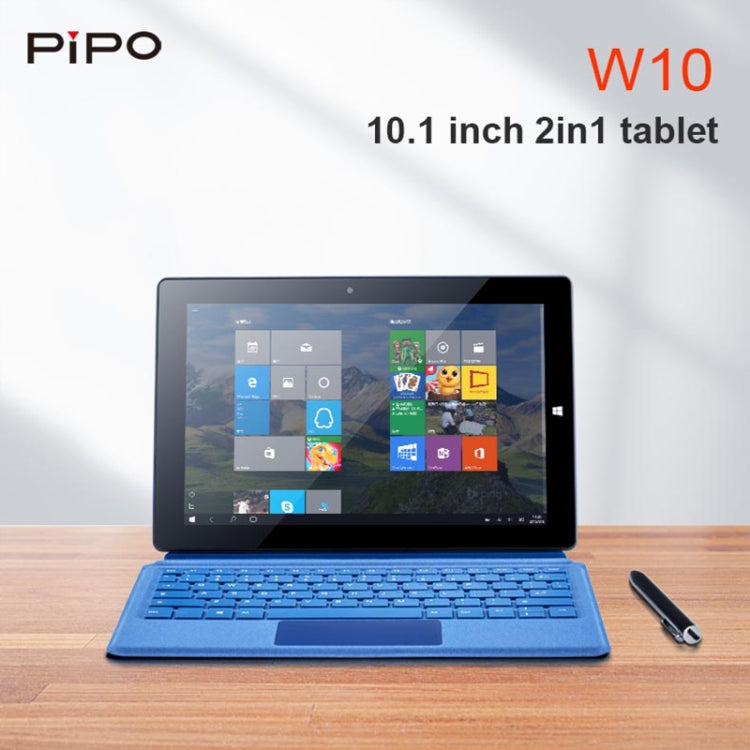 PiPO W10 2 in 1 Tablet PC, 10.1 inch, 6GB+64GB, Windows 10 System, Intel Gemini Lake N4120 Quad Core up to 2.6GHz, with Keyboard & Stylus Pen, Support Dual Band WiFi & Bluetooth & TF Card & HDMI, US Plug - PiPO by PiPo | Online Shopping UK | buy2fix