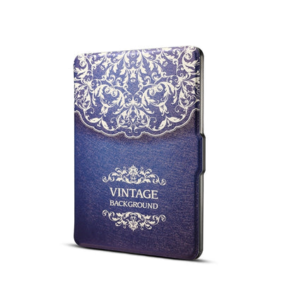 European Flower Vine Print Horizontal Flip PU Leather Protective Case for Amazon Kindle Paperwhite 1 & 2 & 3 with Sleep / Wake-up - For Amazon by buy2fix | Online Shopping UK | buy2fix