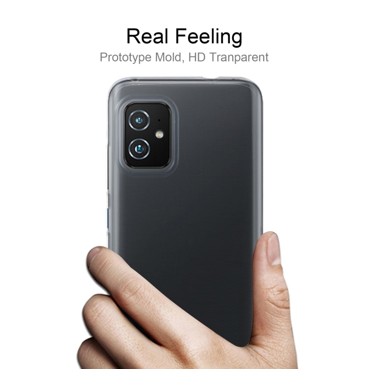 For Asus Zenfone 8 0.75mm Ultra-thin Transparent TPU Soft Protective Case - ASUS Cases by buy2fix | Online Shopping UK | buy2fix