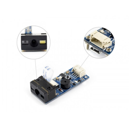 Waveshare Barcode Scanner Module, 1D/2D Codes Reader by Waveshare