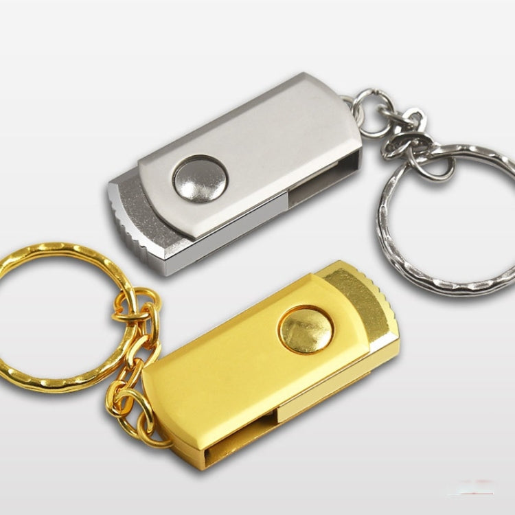 MicroDrive 4GB USB 2.0 Creative Personality Metal U Disk with Hook (Gold) - USB Flash Drives by MicroDrive | Online Shopping UK | buy2fix