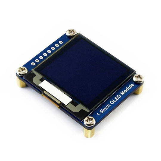 Module d'affichage OLED général Waveshare 1,5 pouces 128x128, interface SPI/I2C