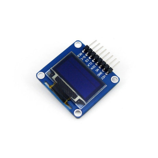 Waveshare 0,96 pouces 128*64 OLED (A), interfaces SPI/I2C, en-tête horizontal coudé