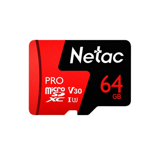 Netac P500 PRO 64GB U3 Speed Level Automobile Data Recorder Monitor Camera Memory Card TF Card by Netac
