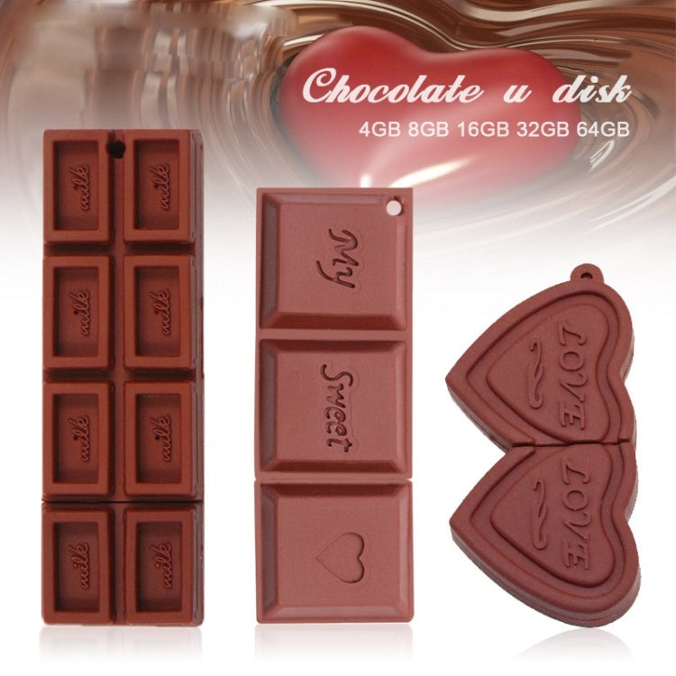 MicroDrive 32GB USB 2.0 Creative Chocolate U Disk - Computer & Networking by MicroDrive | Online Shopping UK | buy2fix