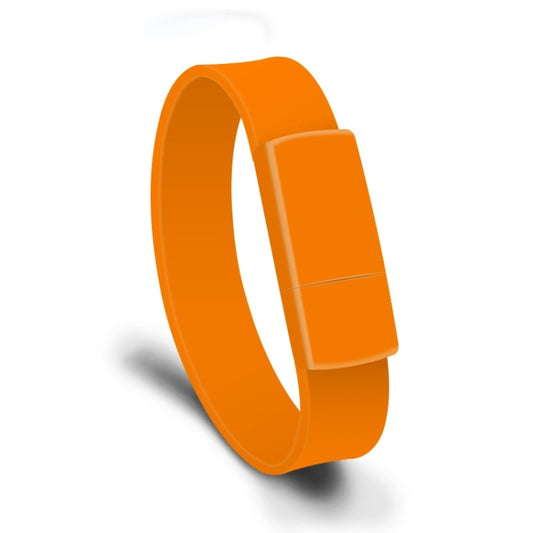 MicroDrive 32GB USB 2.0 Fashion Bracelet Wristband U Disk (Orange) by MicroDrive