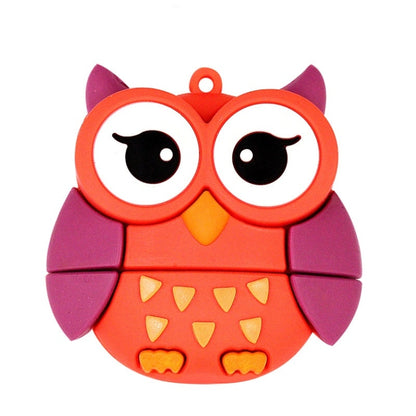 MicroDrive 128GB USB 2.0 Creative Cute Owl U Disk - Computer & Networking by MicroDrive | Online Shopping UK | buy2fix