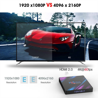 H96 Max-3318 4K Ultra HD Android TV Box with Remote Controller, Android 9.0, RK3318 Quad-Core 64bit Cortex-A53, WiFi 2.4G/5G, Bluetooth 4.0, 4GB+64GB - Consumer Electronics by buy2fix | Online Shopping UK | buy2fix