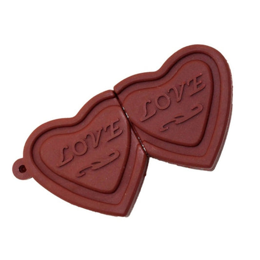 MicroDrive 32GB USB 2.0 Creative Heart Chocolate U Disk by MicroDrive