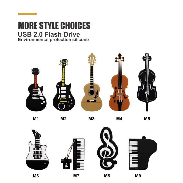 MicroDrive 4GB USB 2.0 Guitar U Disk - USB Flash Drives by MicroDrive | Online Shopping UK | buy2fix